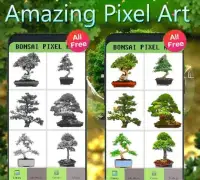 Bonsai Color By Number- decorative plants PixelArt Screen Shot 3