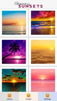 Stunning Sunsets Color by Number - Pixel Art Game Screen Shot 0