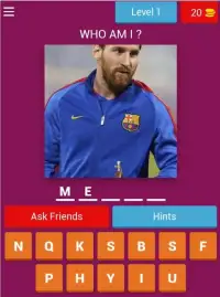Guess The FC Barcelona Player Quiz Screen Shot 2