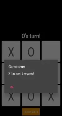 TictacToe game Screen Shot 2