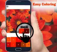 Gazania Flowers Color By Number-Pixel Art Screen Shot 0