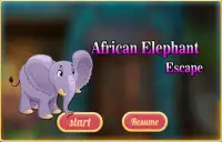 Free New Escape Game 62 African Elephant Escape Screen Shot 2