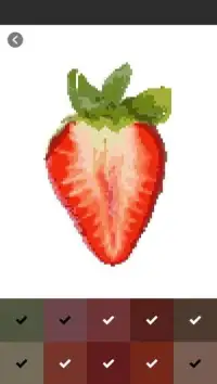 Fresh Fruits Coloring Book - Color By Number Screen Shot 3