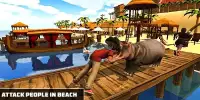 Angry Hippo Attack Simulator-City & Beach Attack Screen Shot 8