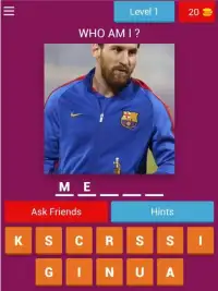 Guess The FC Barcelona Player Quiz Screen Shot 6