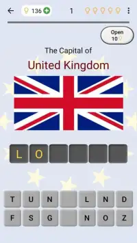 European Countries - Maps, Flags and Capitals Quiz Screen Shot 4