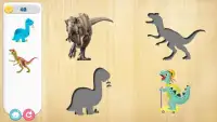 Dinosaur Puzzle & Coloring Game Screen Shot 2