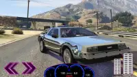 Drive Delorean - Futuristic Driving School 2020 Screen Shot 0